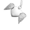 Collana Heart Angel Wings per sublimazione - argento