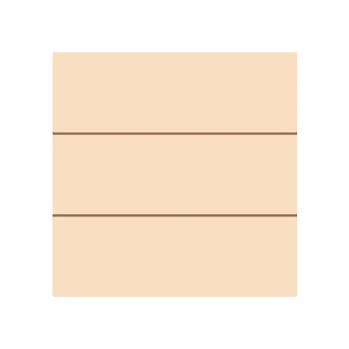 Cornice per foto quadrata in compensato, rigato, 20 x 20 cm