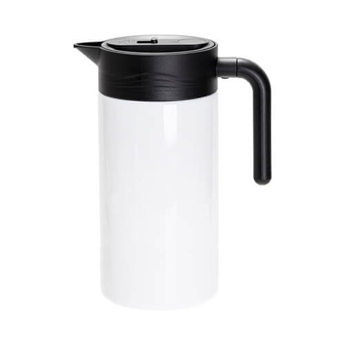 Caraffa termica in acciaio inox da 1500 ml per sublimazione - bianco