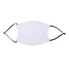 Maschera grande per viso per sublimazione con filtro /gomme nere/
