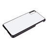 Custodia iPhone XR nero in plastica Sublimazione trasferimento termico