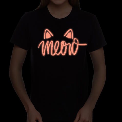 Lamina flessibile luminescente - rosa giallo brillante