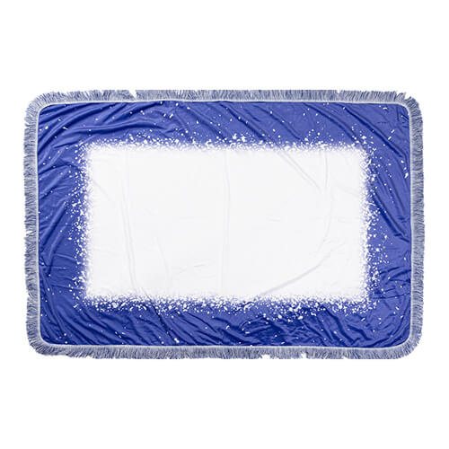 Coperta in peluche sbiancato Starry Blue Rectangle per sublimazione