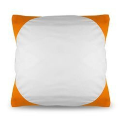 Copricuscino FUNKY di colore arancione 40 x 40 cm per sublimazione di trasferimento termico