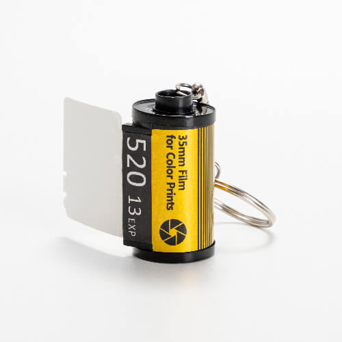 Cassetta portachiavi con pellicola fotografica per sublimazione - argento