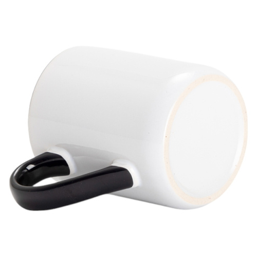 Tazza da 325 ml per sublimazione - con interno e manico neri