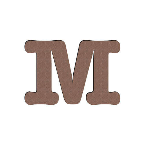 Lettera decorativa da MDF per sublimazione 10 cm M