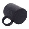 Tazza magica 330 ml nera, opaca con glitter per sublimazione