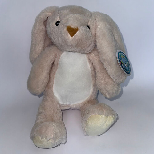 Coniglio 25 cm per stampa sublimatica - beige chiaro