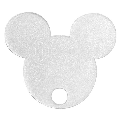 Targhetta in acrilico per tazza da 1200 ml con glitter a sublimazione - Topolino