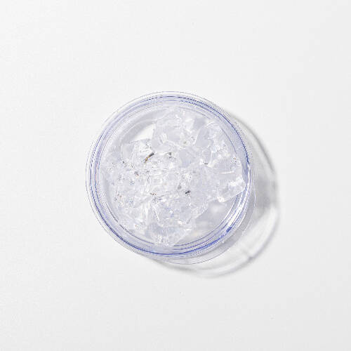 Tazza per vin brulè 360 ml per sublimazione - bianco, coperchio con ghiaccio artificiale