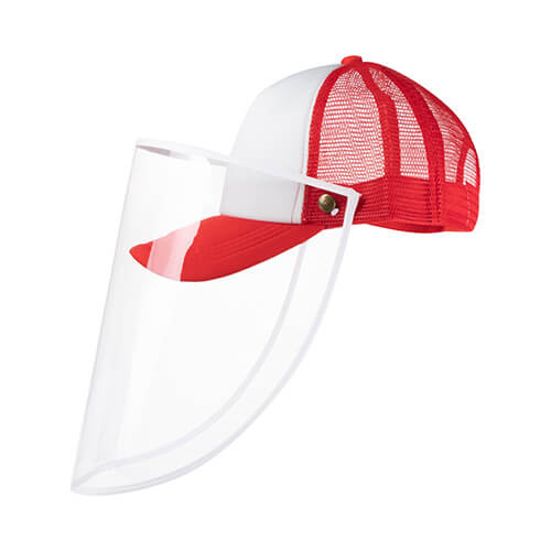 Visiera per sublimazione - Rosso