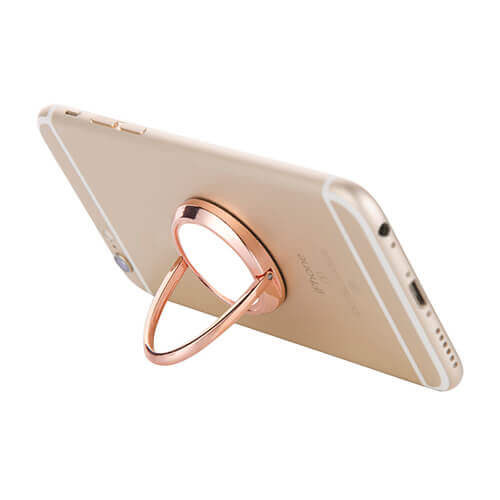 Maniglia sostegno dita rotabile per Smartphone – d’oro rosso