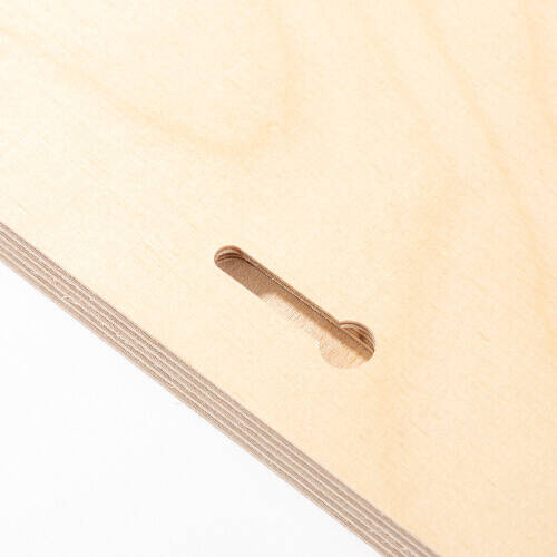 Cornice fotografica triangolare in compensato per sublimazione - 22,8 x 25,4 cm