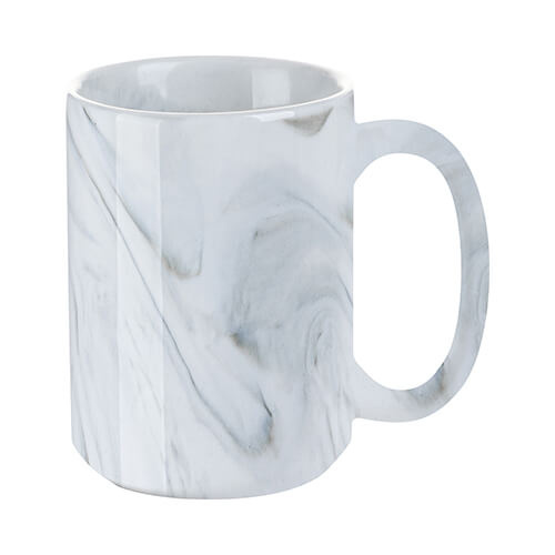 Tazza 450 ml per sublimazione - marmo grigio