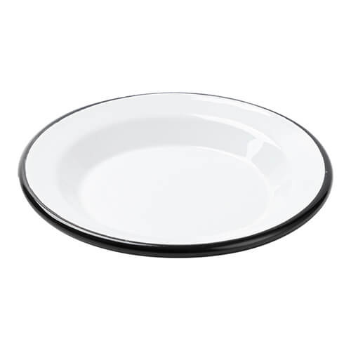 Piastra smaltata Ø 14,5 x 1,7 cm per sublimazione