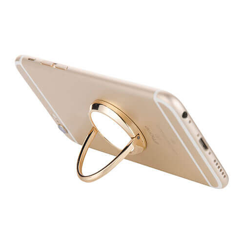 Maniglia sostegno dita rotabile per Smartphone – d’oro 