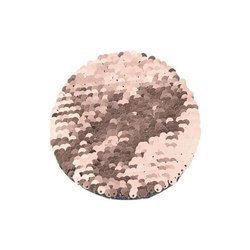 Patch paillettes bicolore da sublimare - cerchio col. "champagne" Ø 10 cm