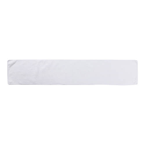 Asciugamano sportivo 110 x 20 cm per sublimazione - bianco