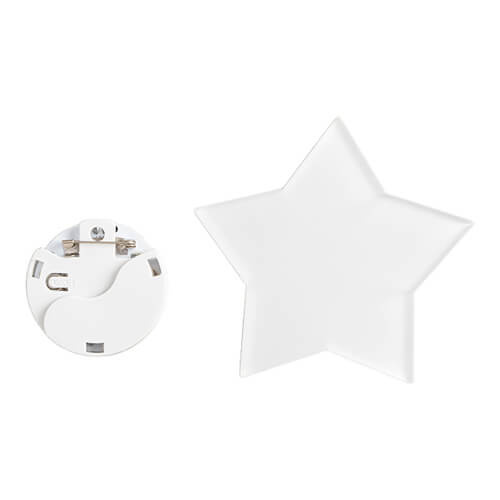 Distintivo in acrilico con illuminazione a LED a sublimazione di colore - stella
