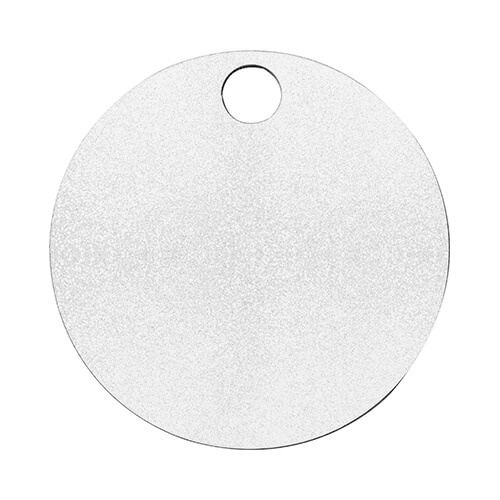 Badge con nome in cartone di fibra con glitter per tazza da 1200 ml per sublimazione - cerchio