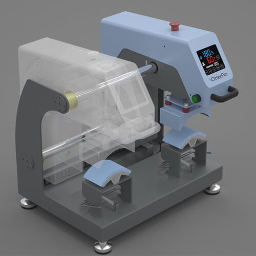 Pressa per tappi OtterPro Air a due stazioni