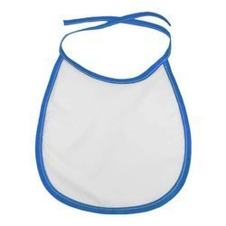 Bavaglino per bambini blu per sublimazione di trasferimento termico