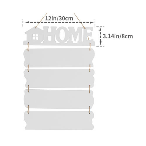 Cinque cornici sospese in MDF per la sublimazione - Home
