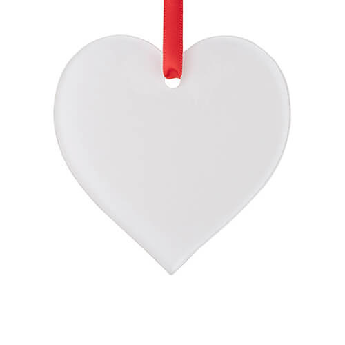 Ciondolo in acrilico per sublimazione - cuore