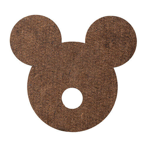 Badge con nome in fibra di legno per tazza 780 / 900 / 1050 / 1260 ml per sublimazione - Topolino