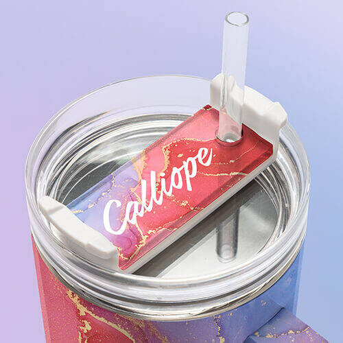 Badge portanome in acrilico 7,8 x 3,2 cm per sublimazione