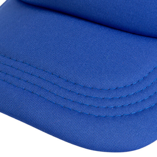 Cappellino Trucker per adulti a colori per sublimazione e trasferimento termico - blu