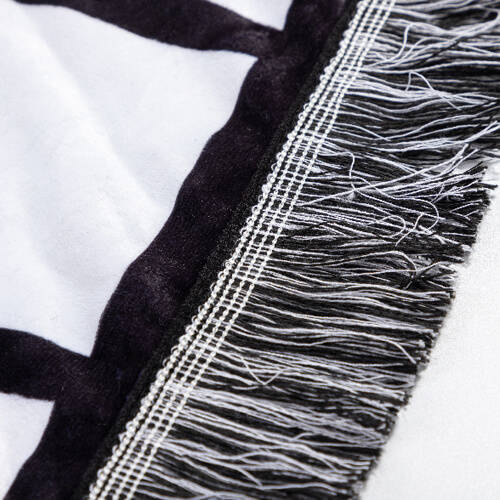 Coperta in peluche 80 x 50 cm con pannelli per foto per sublimazione - 15 pannelli