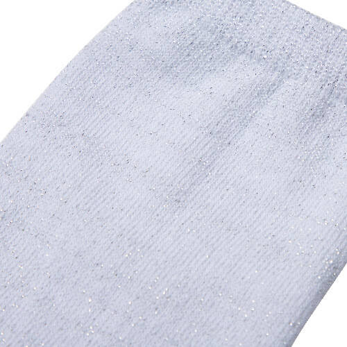 Calze 30 cm per sublimazione - glitter argento