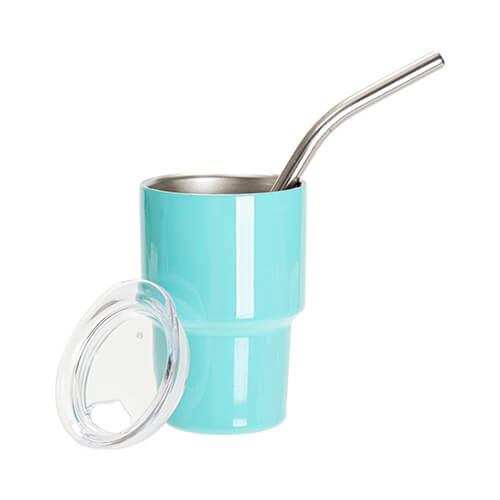 Bicchiere in acciaio inox per sublimazione - menta