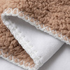 Coperta Minky con fodera Sherpa per sublimazione - kaki