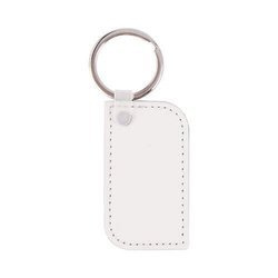 Portachiavi in pelle per la sublimazione – rettangolo con angoli arrotondati