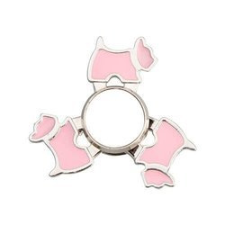 Spinner in metallo per sublimazione - Cane - rosa
