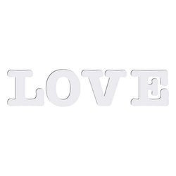 Lettere decorative da MDF per sublimazione 18 cm LOVE