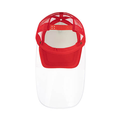 Visiera per sublimazione - Rosso