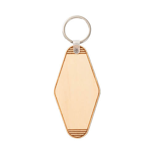 Portachiavi in compensato bifacciale per sublimazione - Retro Motel