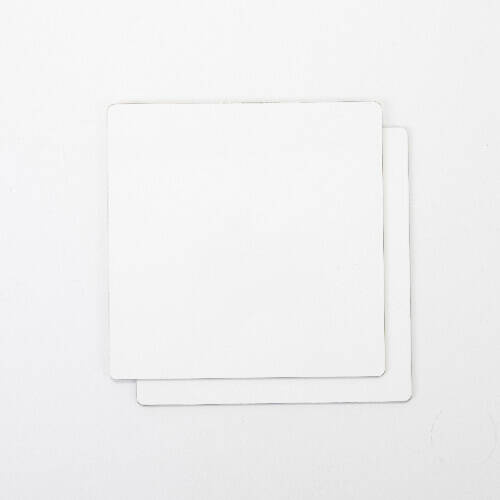 Cartoncino biadesivo per sublimazione 20 x 20 x 0,3 cm - 2 pz.
