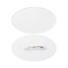 Targhetta acrilica 7,6 x 4,5 cm per sublimazione - ovale