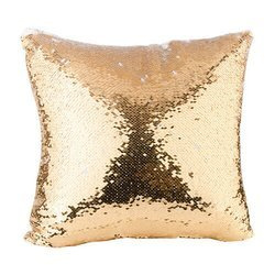 Copricuscino 40 x 40 cm con paillettes bicolore per sublimazione – d’oro
