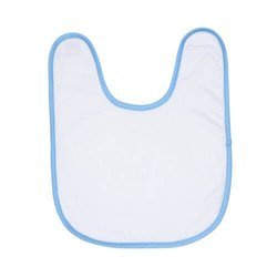 Bavaglino azzurro per bambini frottè per sublimazione di trasferimento termico