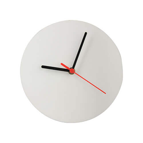 Orologio in MDF Ø 20 cm Trasferimento termico a sublimazione