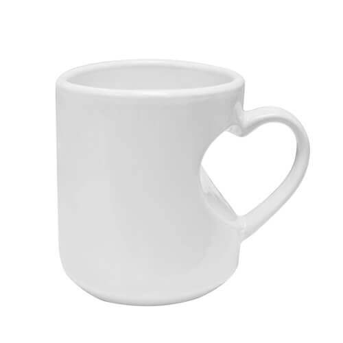Tazza Magico per le coppie – con manico cuore Special - bianco Sublimazione Termostampa