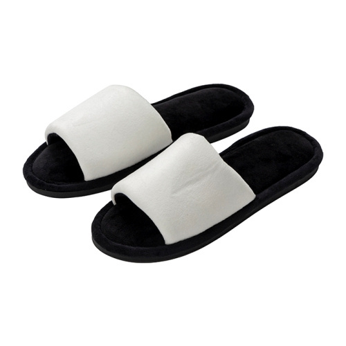 Pantofole per adulti con tomaia corta per sublimazione - suola nera