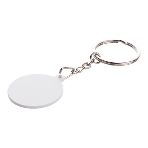 Portachiavi in plastica con catena per sublimazione - ruota