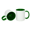 Tazza 330 ml FUNNY verde Sublimazione Termostampa